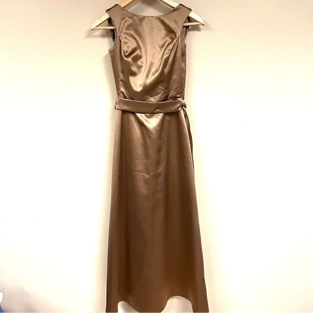 Dressy Collection by Vivian Diamond bronze dress size 0